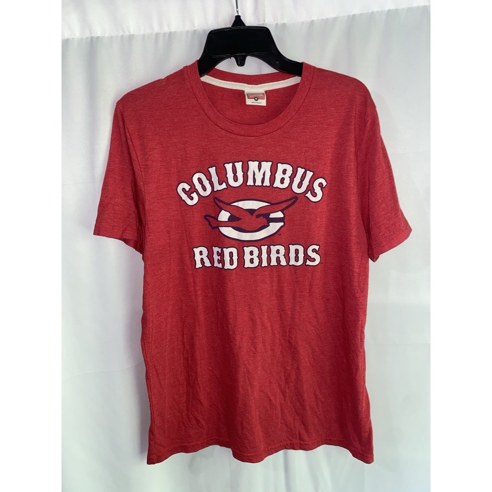 Homage Columbus Red Birds Clippers MILB Baseball T Shirt Medium‎
